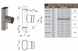 Trīszaru HeatUp NT d.160/110x230