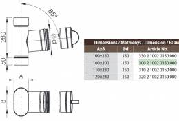 SWO Tīrīšanas aili HeatUp NT d.150/110x230